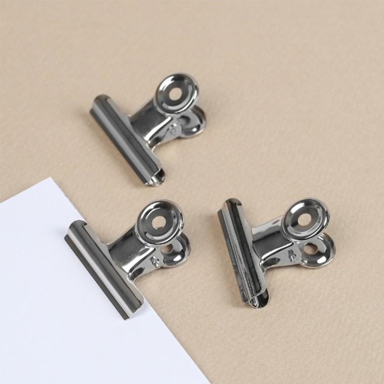 사무용 문구 서류 정리 철 더블 집게 불독 페이퍼 클립 소형 3cm M11551