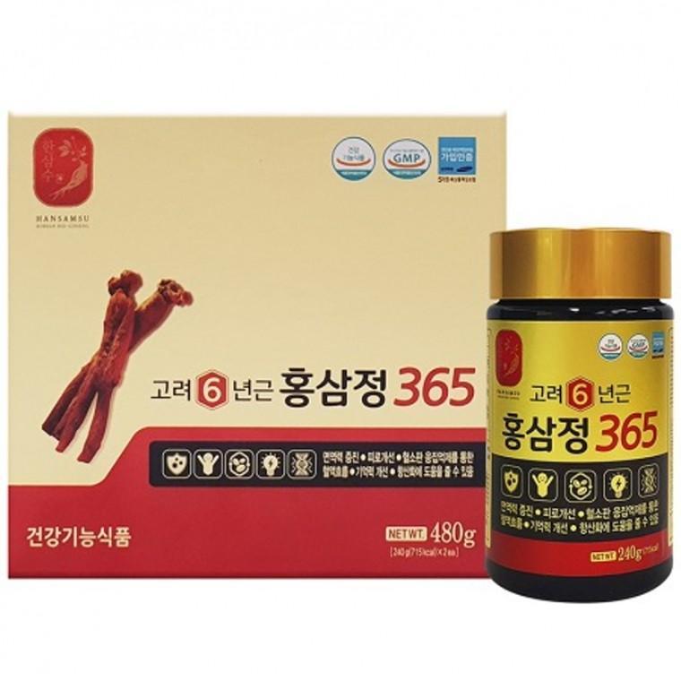 한삼수 고려6년근홍삼정365 240g x 2병