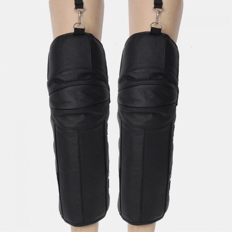 비타리토 방한 오토바이 소가죽 무릎보호대 50cm