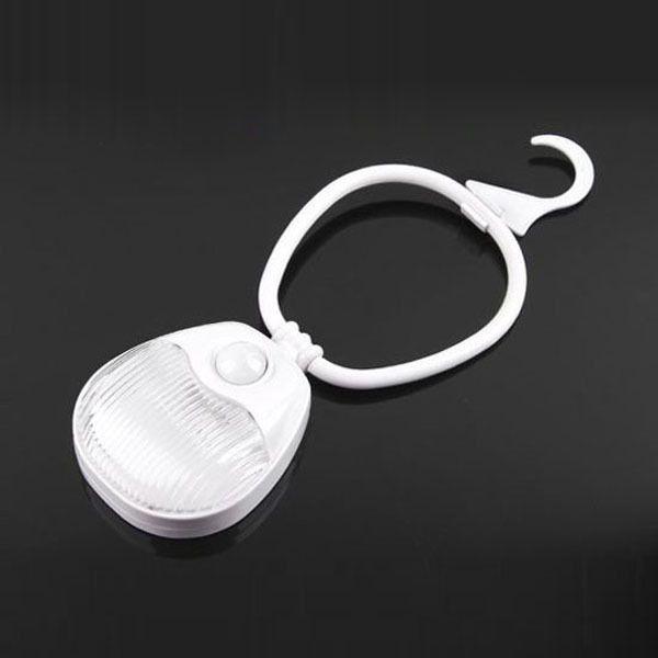 Coms 램프 센서등 2LED 고리 수동 자동 스위치 AAx3