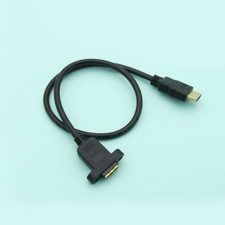 Coms HDMI 연장 젠더 MF 50cm 브라켓 연결용 포트형