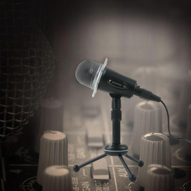 Coms 마이크 콘덴서형 블랙 개인방송 노래 회의 강의