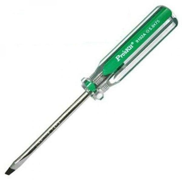 일자 드라이버 수공구 스크류 드라이버 5.0 x 75mm