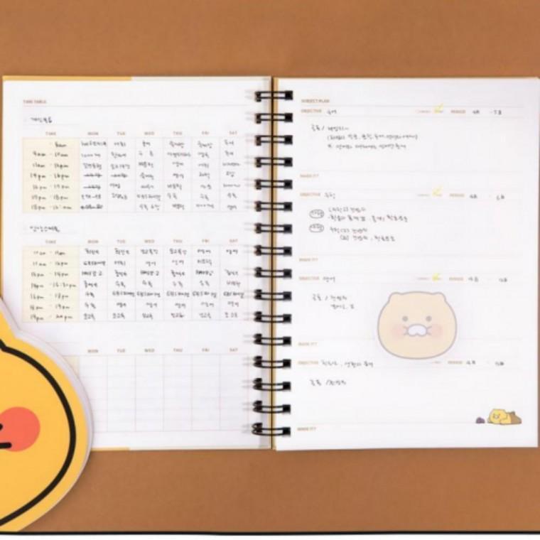 스터디 플래너 학습 다이어리 춘식이 공부 계획표
