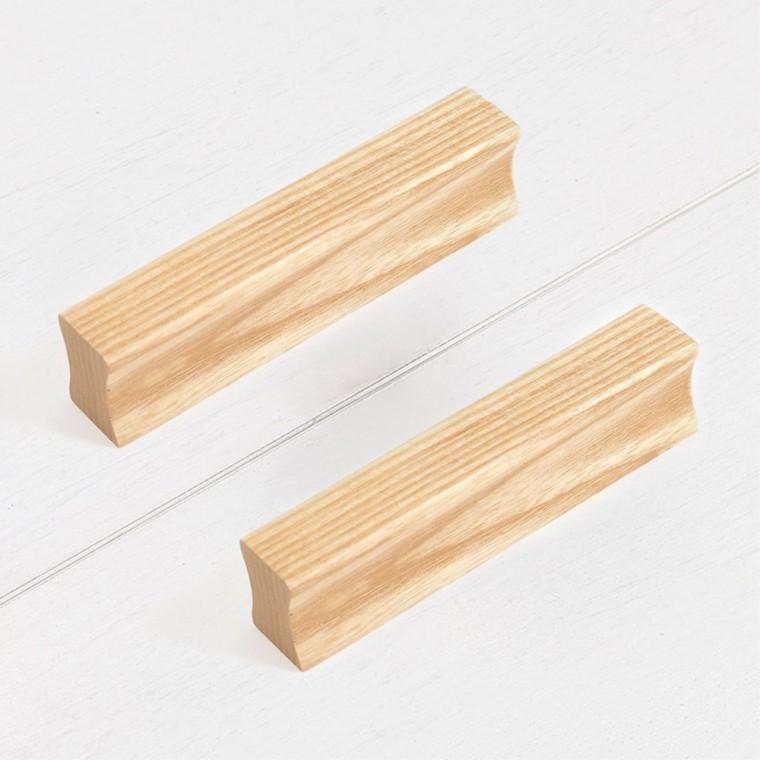 비타리토 나무 가구손잡이 4p세트 64mm 물푸레나무