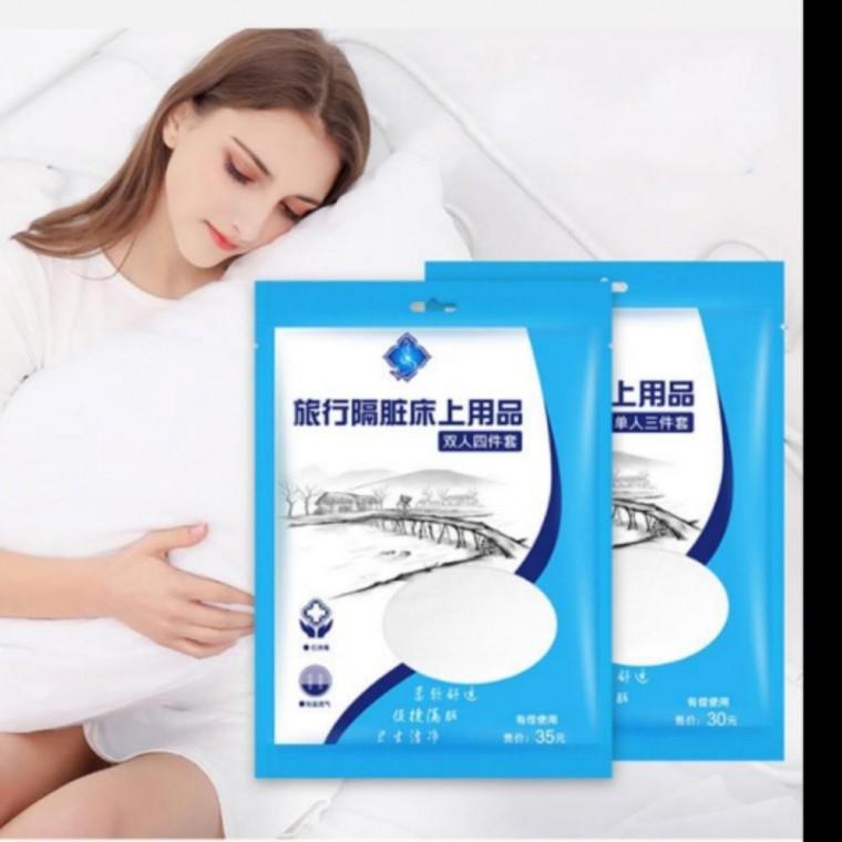 여행용 일회용 부직포 침대시트 베개커버 침대커버