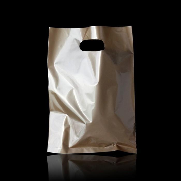 질긴 골드 PE 링봉투 팬시 쇼핑백 22cmX31cm 50매