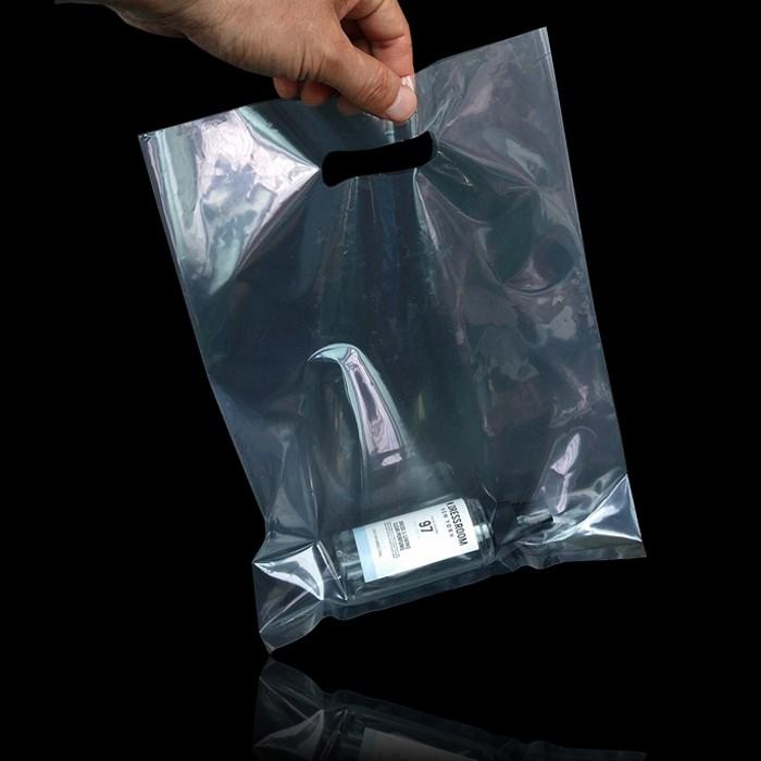 질긴 투명 PE 링봉투 팬시 쇼핑백 30cmX40cm 100매