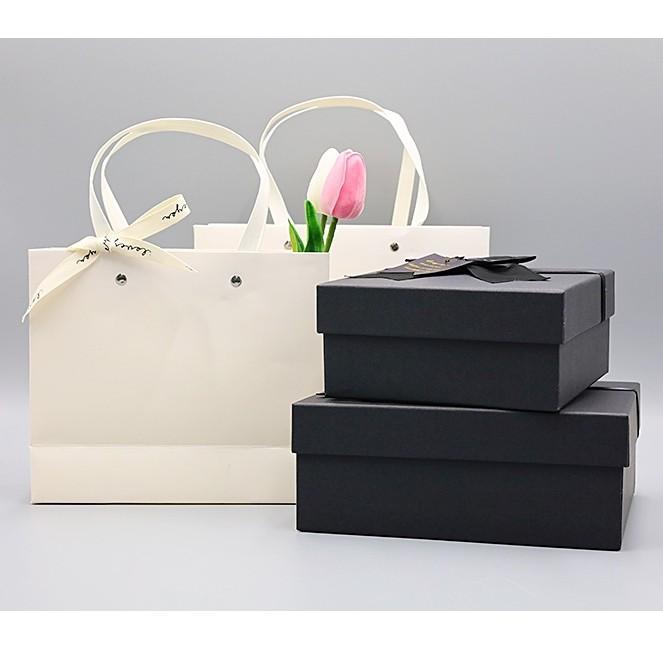 고급쇼핑백 튼튼한 컬러 무지 종이가방 두꺼운 칼라 선물종이백