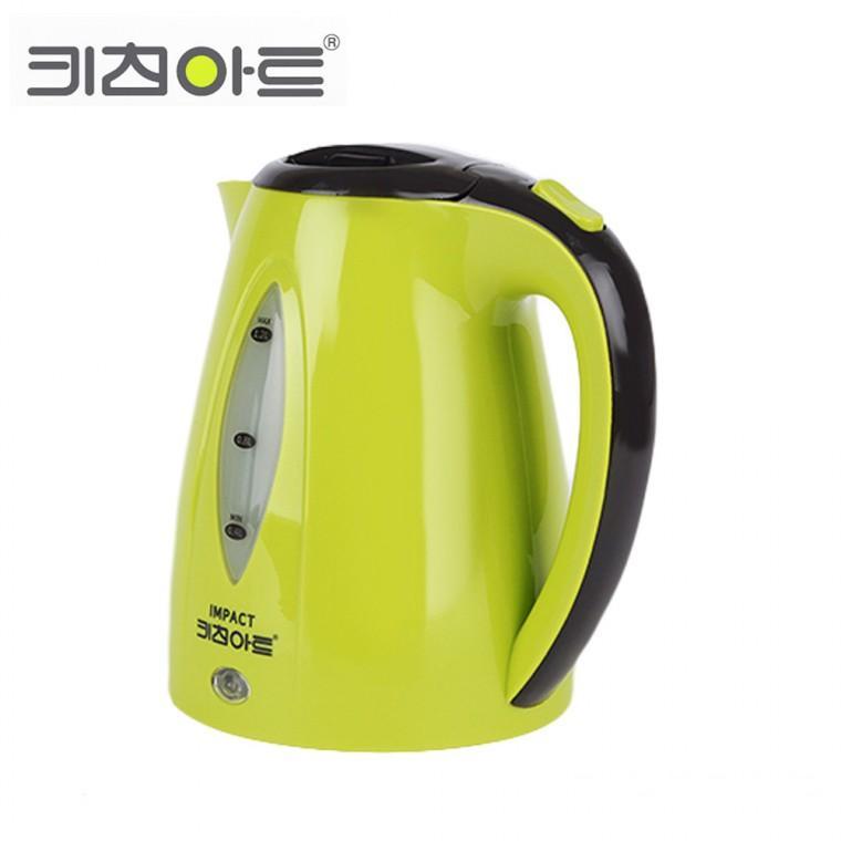 키친아트 전기포트 전기 주전자 커피포트 그린 1.2L