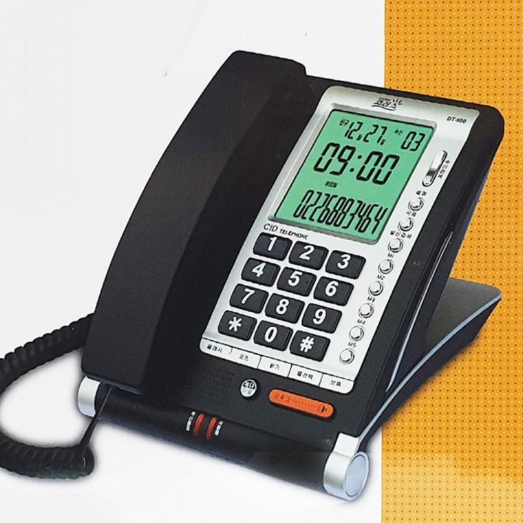 코러스 유선 전화기 가정 사무실 전화기 착신 램프