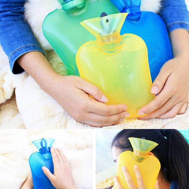 파스텔 컬러 보온 물주머니 온찜질 냉찜질 유단포 물주머니 찜질팩 스포츠 캠핑 가정용 다용도