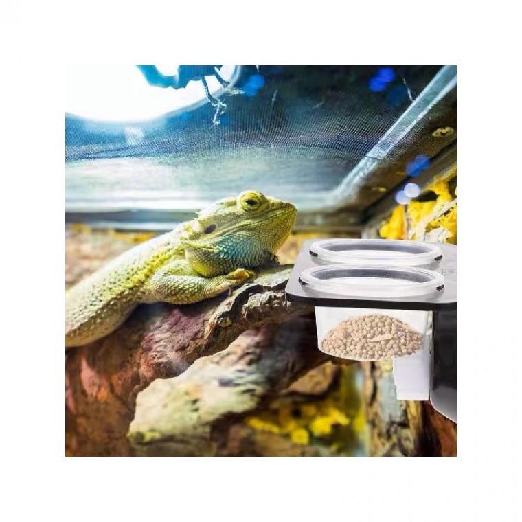 흡착형 파충류 먹이그릇