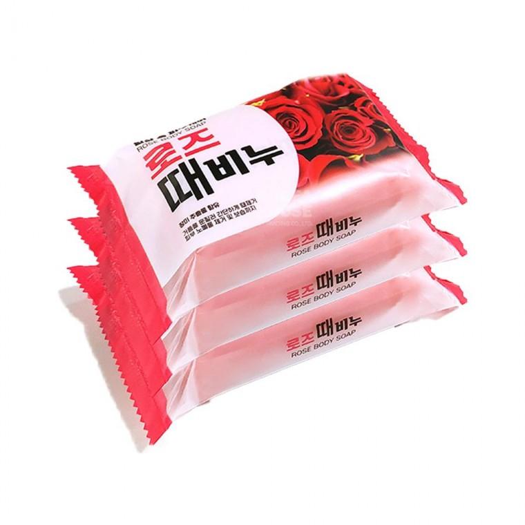 향기가득 로즈 때비누 150g 3개입