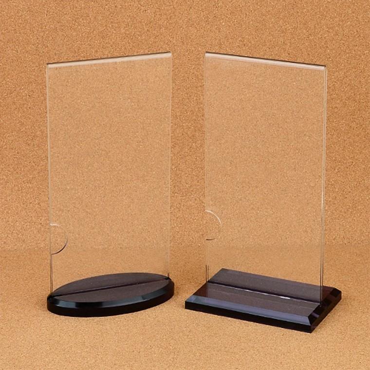 테이블 메뉴판용 DG 양면꽂이 메뉴판 테이블스탠드 POP꽂이 행사안내판 쇼케이스