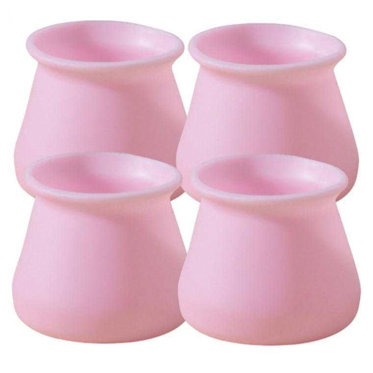 식탁의자 발커버 의자 소음방지 발캡 핑크 4P