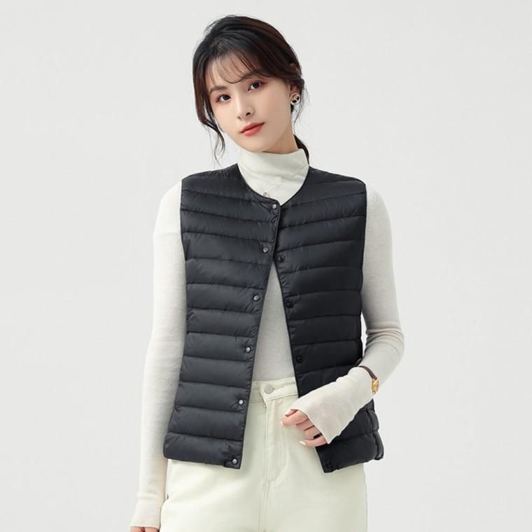 여성 초경량 조끼 따뜻한착용 겨울 방한보온 패딩조끼