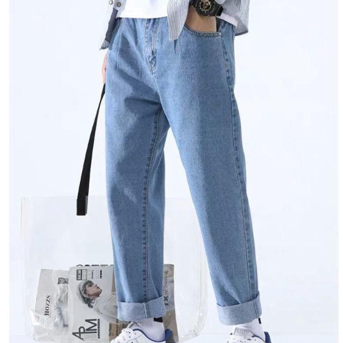 남자 와이드 청바지 데님 팬츠 통바지 2컬러