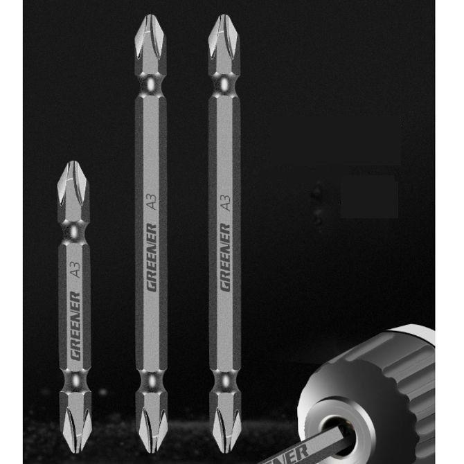 십자 드라이버 드릴 비트 양날 교체 비트 120mm 10pcs
