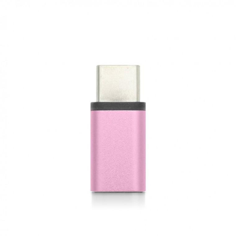 Coms USB 3.1 C타입 OTG 젠더 Micro 5P 숏 로즈골드