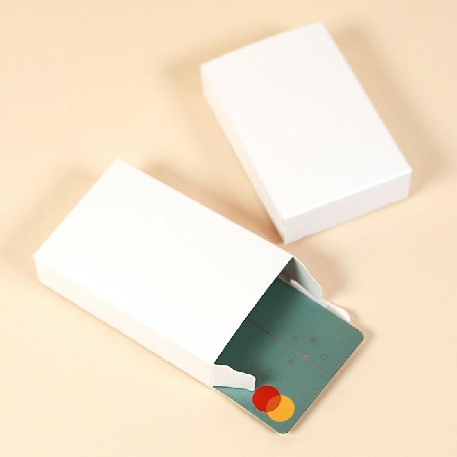 무지 종이 카드 사각 포장 케이스 상자 박스 9x5.8cm