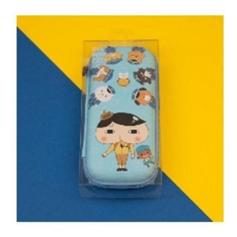 캐릭터 봉제필통 엉덩이탐정 EVA필통(블루)