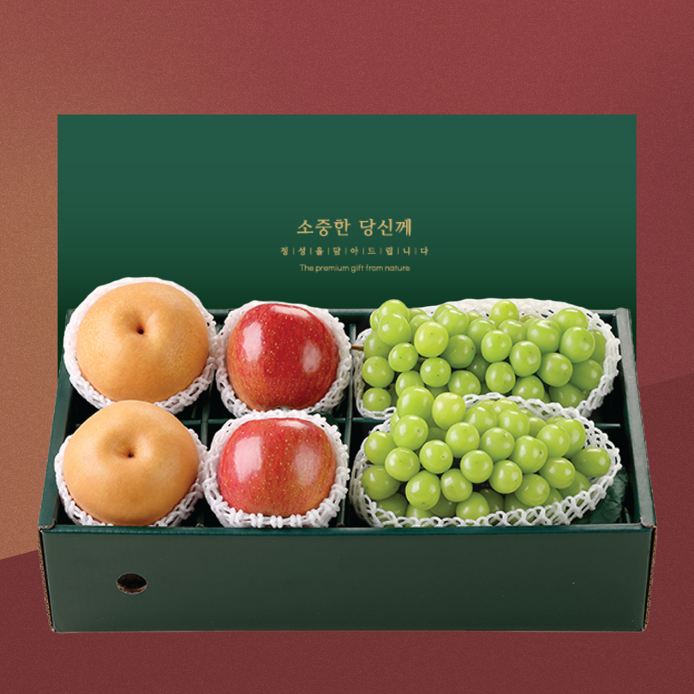 [부엌애] 특품 선물15호 사과2+배2+샤인2 3.5kg