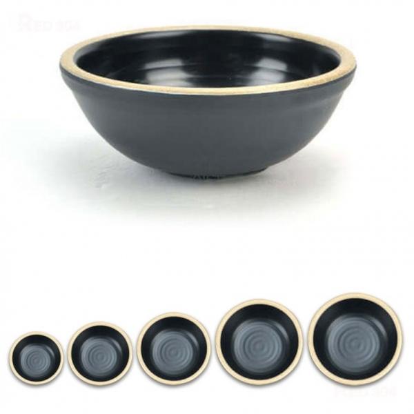 멜라민 한정식 대접 국그릇 국대접 소면 후식 그릇 지름 12.4cm 14.3cm 16.4cm