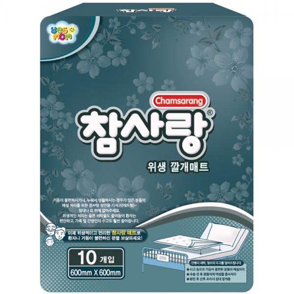 참사랑 위생깔개매트10px10팩 성인용기저귀 요실금팬티