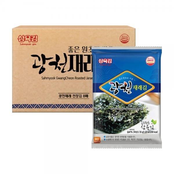 삼육김 광천 전장김 8매 35g 20봉