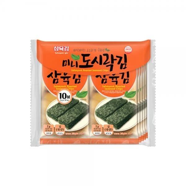 삼육김 미니도시락김 2g 10봉 24팩