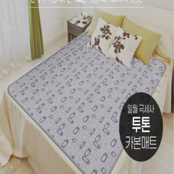 일월 워셔블 극세사 카본매트 동작감지 전기요 더블