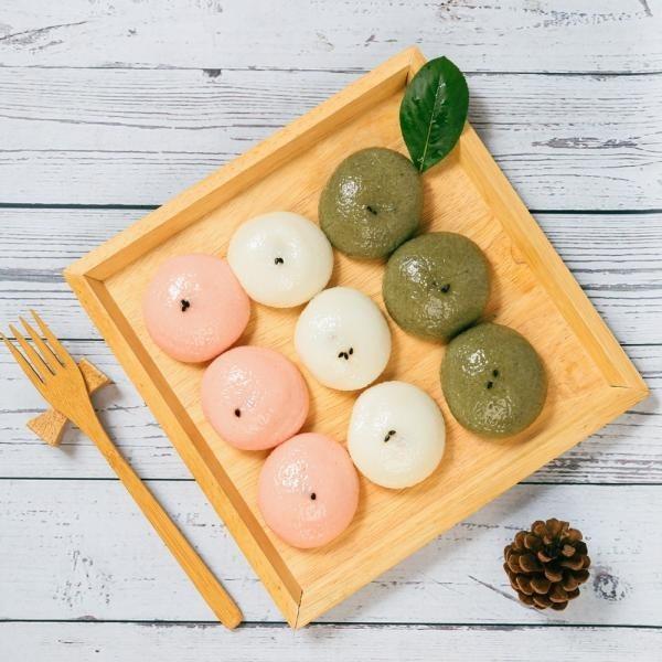 방울기정떡 방울떡 기정떡 삼색떡 30개