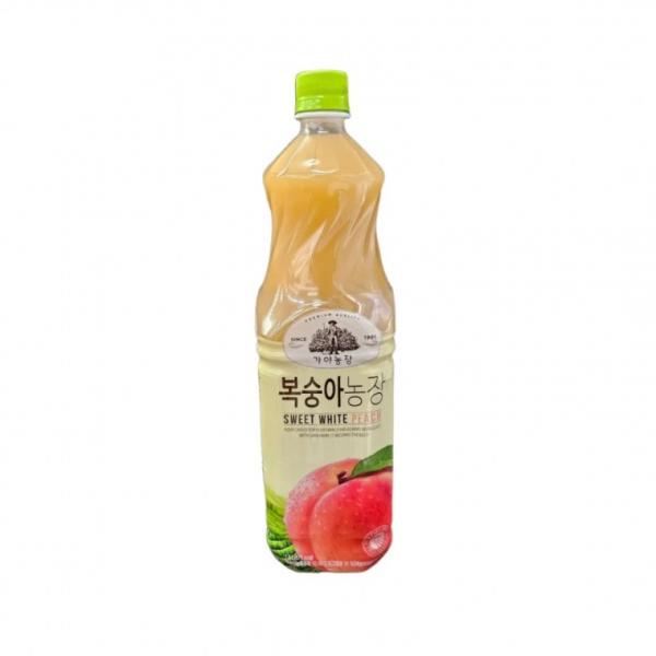 (웅진) 가야 농장 복숭아농장 1.5L x 12개입 과일음료 음료수 쥬스