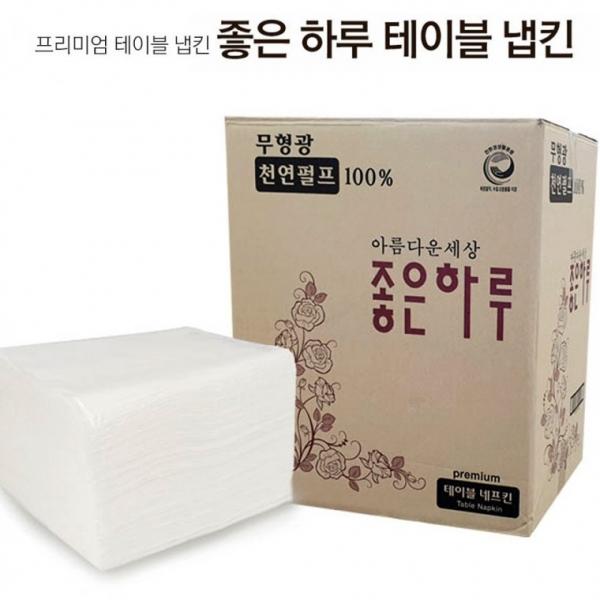 프리미엄 테이블 냅킨 8000매 한박스 화장지 휴지