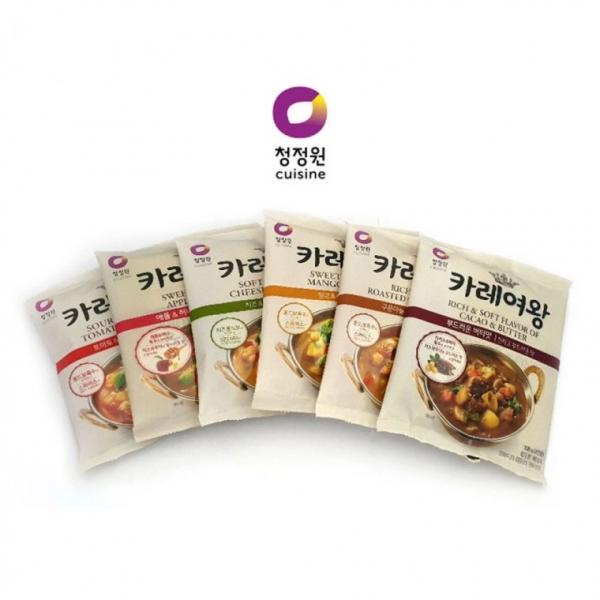 청정원 카레여왕 다양한맛의 즉석카레 간편식 요리