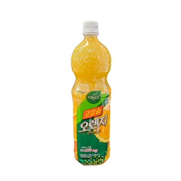 웅진) 자연은 고칼슘 오렌지 쥬스 1.5L x 12개입 주스 과일쥬스