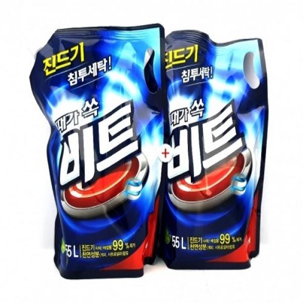 액체 비트 1.55킬로X2개입 액체세제 일반 드럼용 세탁