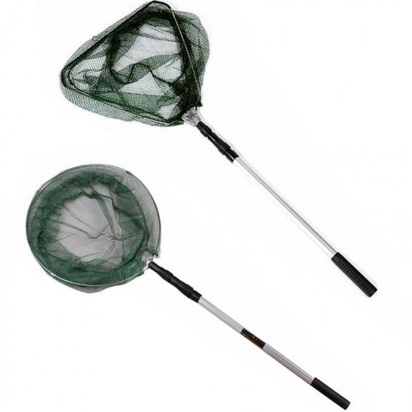 접이식 알류미늄 뜰채 원형 삼각 바다 민물 낚시 뜰채 망