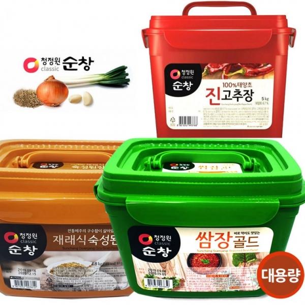 청정원 순창 대용량 고추장 된장 쌈장 장류
