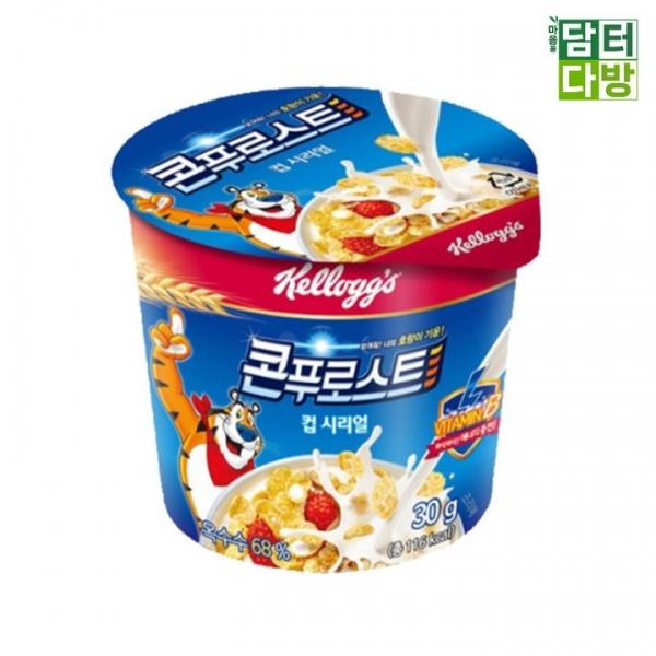 켈로그 콘푸로스트 컵 시리얼 30g X 12개