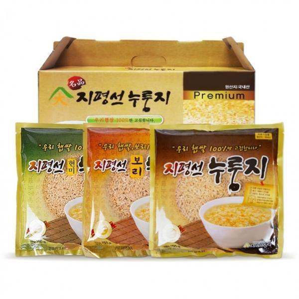 지평선 누룽지 백미 현미 보리 150g 10봉지