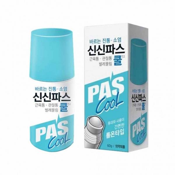 신신파스 쿨 연고 60g 바르는 롤온 타입 1개