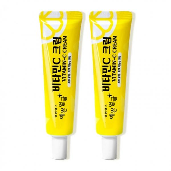웰빙헬스 예쁜얼굴 비타민C 크림 25ml 2개