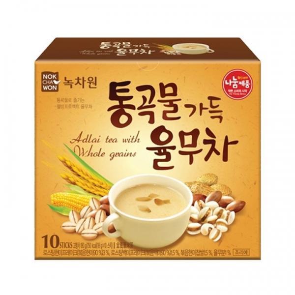 (무배) 녹차원 통곡물 율무차 10스틱