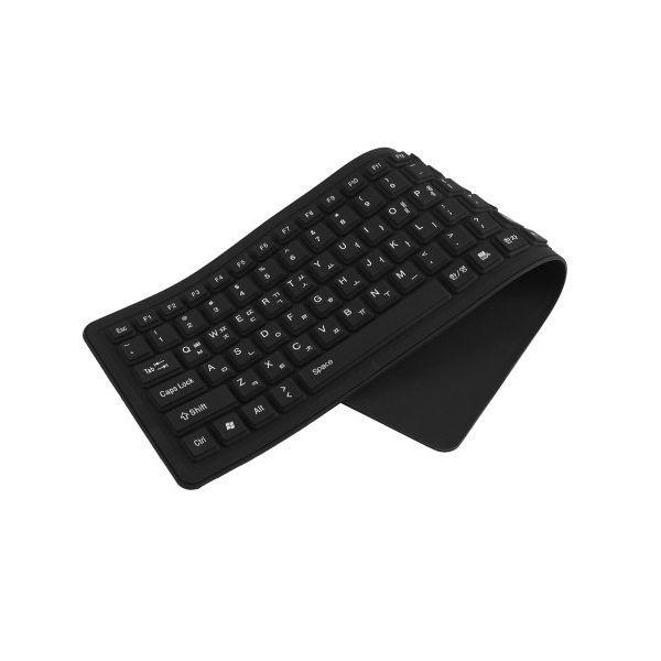 실리콘 키보드 USB키보드 무소음 키보드 블랙