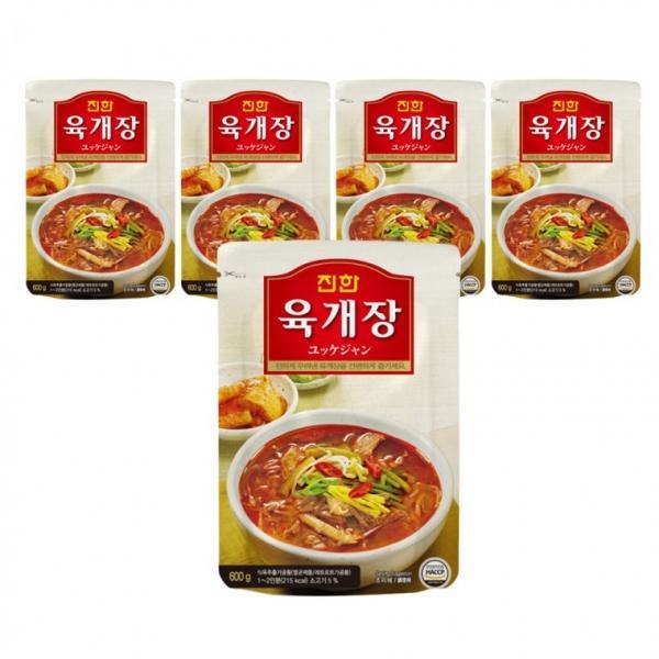 진한식품 육개장 600g 5개