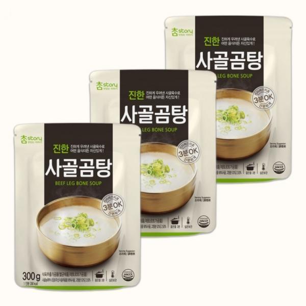 참스토리 사골곰탕 300g 3팩