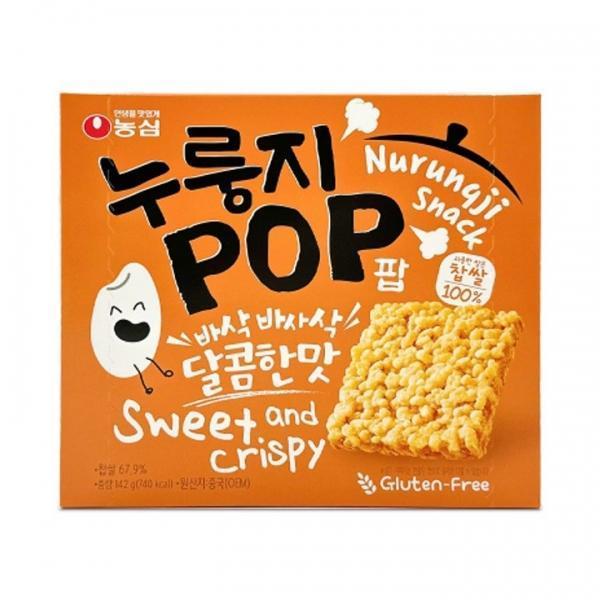 농심 누룽지팝 달콤한 맛 142g X 8개