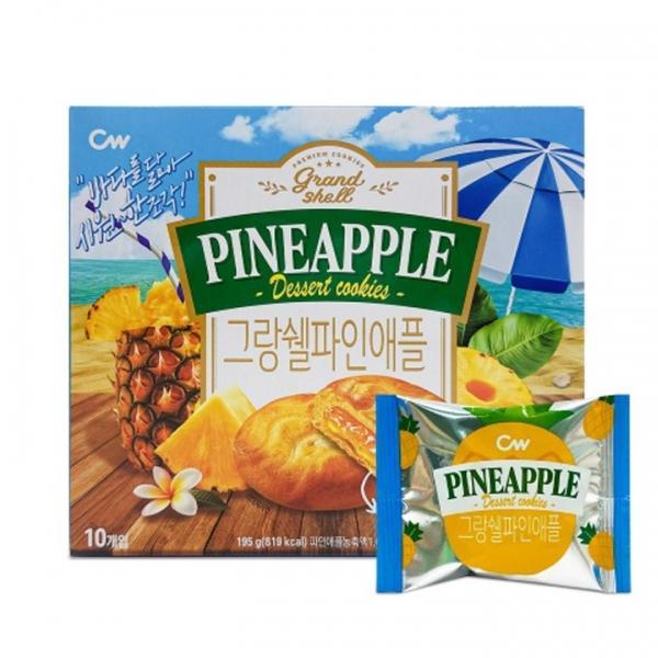 청우 그랑쉘 파인 쿠키 195g 1BOX (10개입)